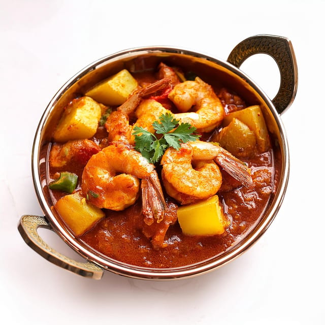 SHRIMP VINDALOO.