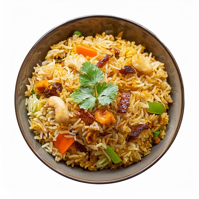 VEGETABLE BIRYANI.